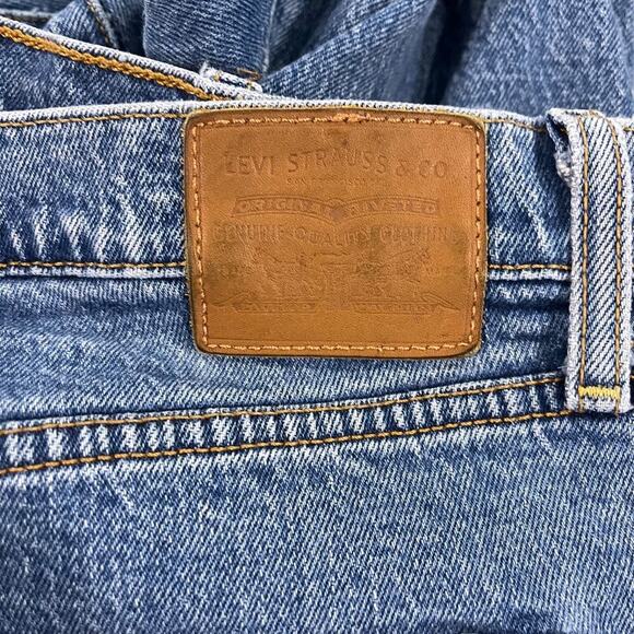 Levi's Premium Ribcage Straight Denim Ankle Women's 32 Button Fly High Rise - Picture 9 of 10